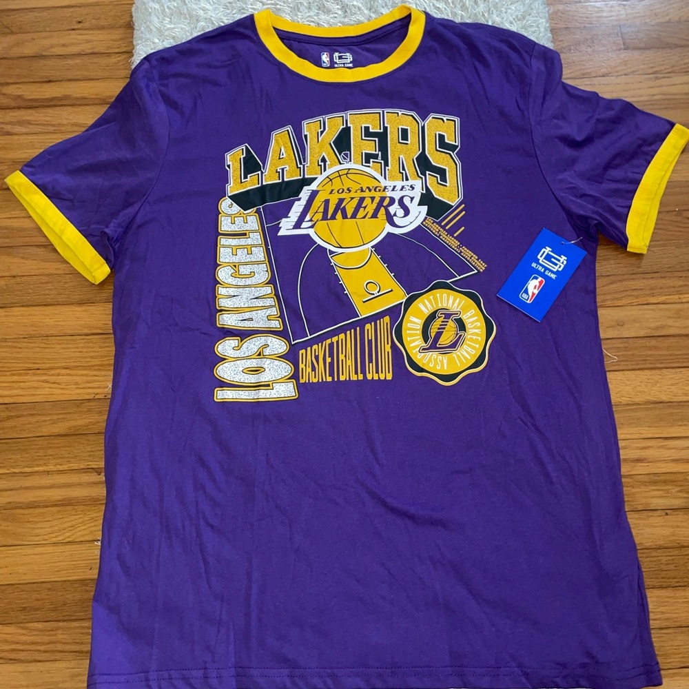 NBA Los Angeles Lakers Crew Neck Tee Shirt